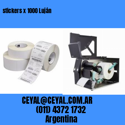 stickers x 1000 Luján
