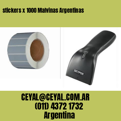 stickers x 1000 Malvinas Argentinas