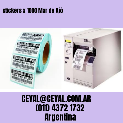 stickers x 1000 Mar de Ajó