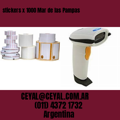 stickers x 1000 Mar de las Pampas