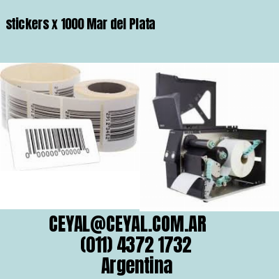stickers x 1000 Mar del Plata