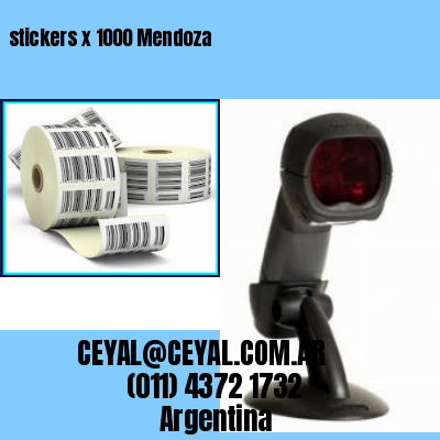 stickers x 1000 Mendoza