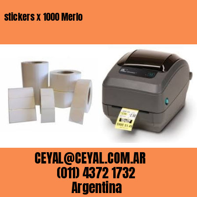 stickers x 1000 Merlo