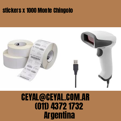 stickers x 1000 Monte Chingolo