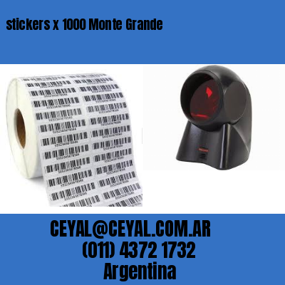 stickers x 1000 Monte Grande