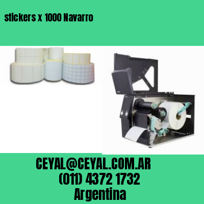 stickers x 1000 Navarro