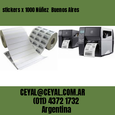 stickers x 1000 Núñez  Buenos Aires