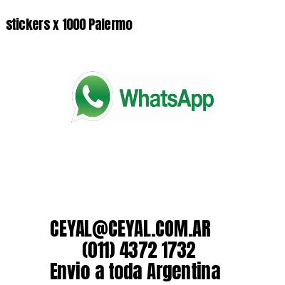 stickers x 1000 Palermo