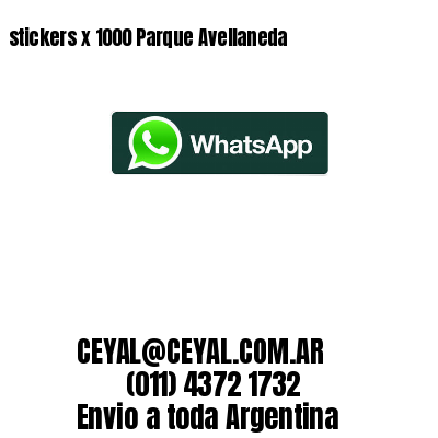 stickers x 1000 Parque Avellaneda