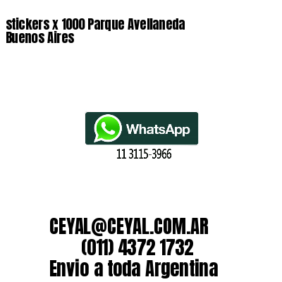 stickers x 1000 Parque Avellaneda  Buenos Aires