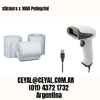 stickers x 1000 Pellegrini