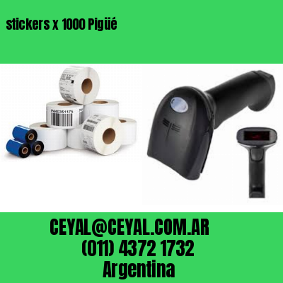 stickers x 1000 Pigüé