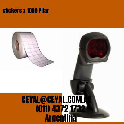 stickers x 1000 Pilar