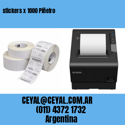 stickers x 1000 Piñeiro