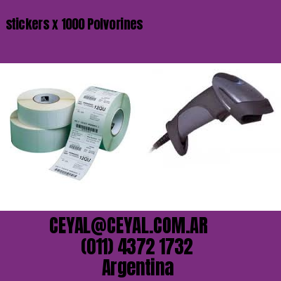 stickers x 1000 Polvorines