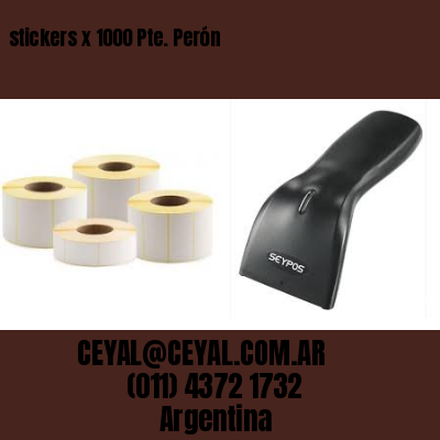 stickers x 1000 Pte. Perón