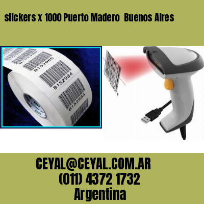 stickers x 1000 Puerto Madero  Buenos Aires