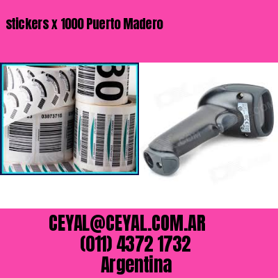 stickers x 1000 Puerto Madero