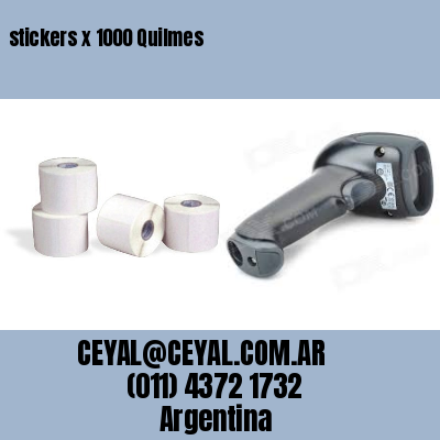 stickers x 1000 Quilmes