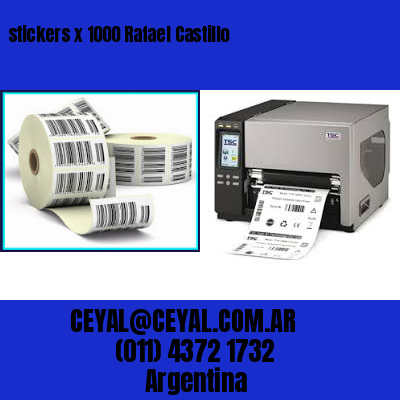 stickers x 1000 Rafael Castillo