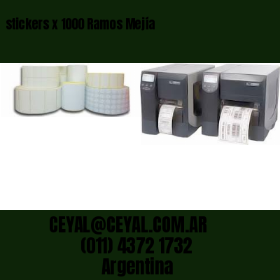 stickers x 1000 Ramos Mejía