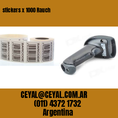 stickers x 1000 Rauch