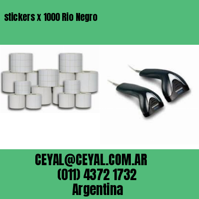 stickers x 1000 Rio Negro