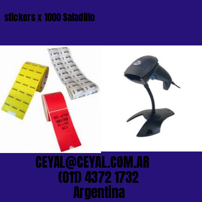 stickers x 1000 Saladillo
