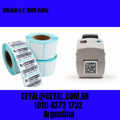 stickers x 1000 Salta