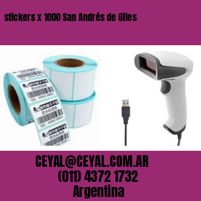 stickers x 1000 San Andrés de Giles