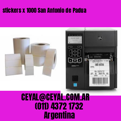 stickers x 1000 San Antonio de Padua