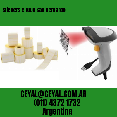 stickers x 1000 San Bernardo
