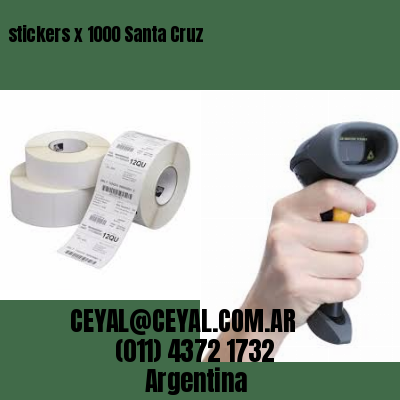 stickers x 1000 Santa Cruz