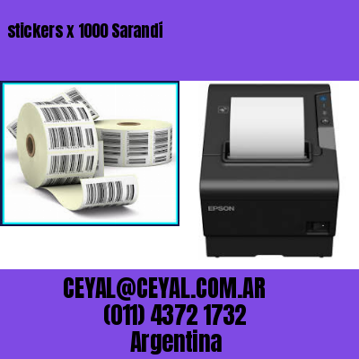 stickers x 1000 Sarandí