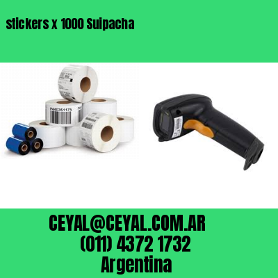 stickers x 1000 Suipacha
