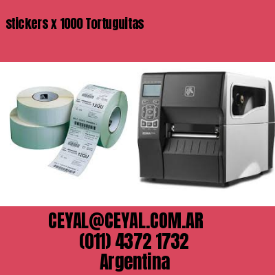 stickers x 1000 Tortuguitas