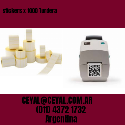 stickers x 1000 Turdera