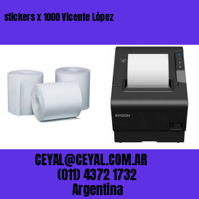 stickers x 1000 Vicente López