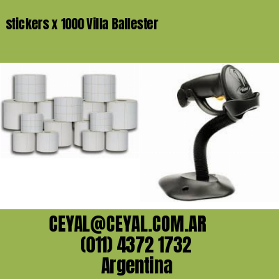 stickers x 1000 Villa Ballester