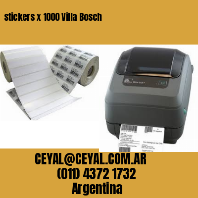stickers x 1000 Villa Bosch
