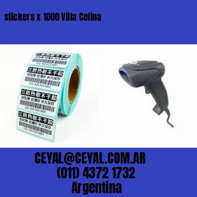 stickers x 1000 Villa Celina