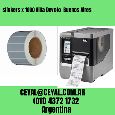 stickers x 1000 Villa Devoto  Buenos Aires