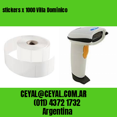 stickers x 1000 Villa Domínico