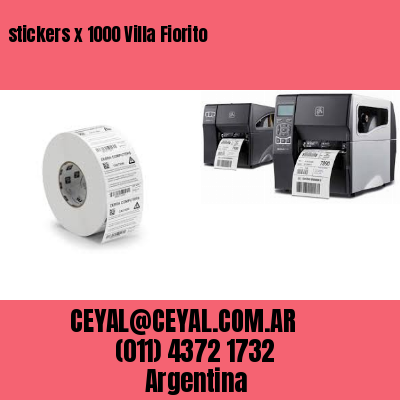 stickers x 1000 Villa Fiorito
