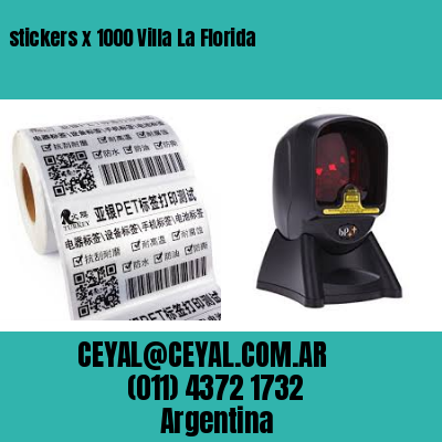 stickers x 1000 Villa La Florida