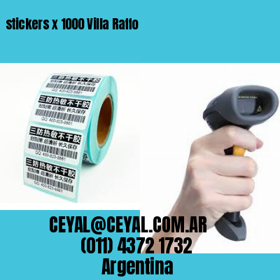 stickers x 1000 Villa Raffo