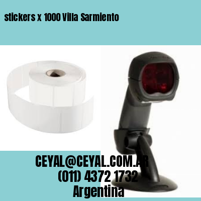 stickers x 1000 Villa Sarmiento