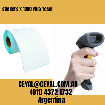 stickers x 1000 Villa Tesei