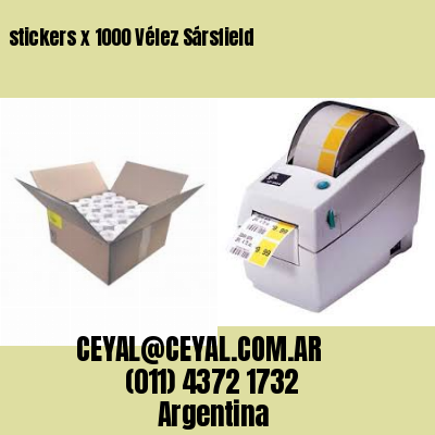 stickers x 1000 Vélez Sársfield