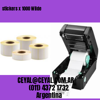 stickers x 1000 Wilde